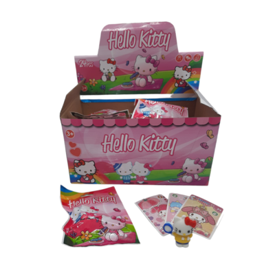 Набір гумова фігурка та картки Hello Kitty  Зображення
