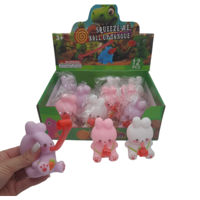 Іграшка антістрес піщалка зайка з язиком Зображення