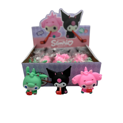 Іграшка піщалка герої Sanrio з язиком 9 см. Зображення