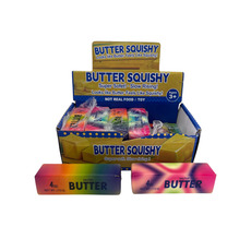 Іграшка антістрес Butter Squishy райдужний 13 см. Зображення